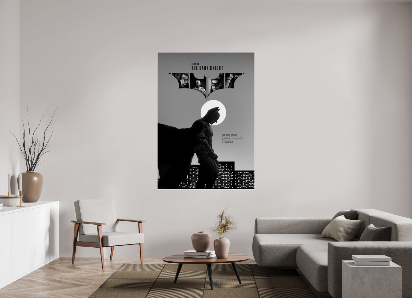 Batman the dark knight poster Thin box frame version