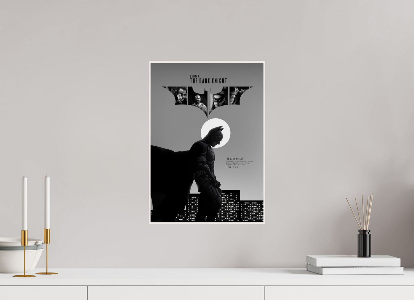 Batman the dark knight poster Thin box frame version