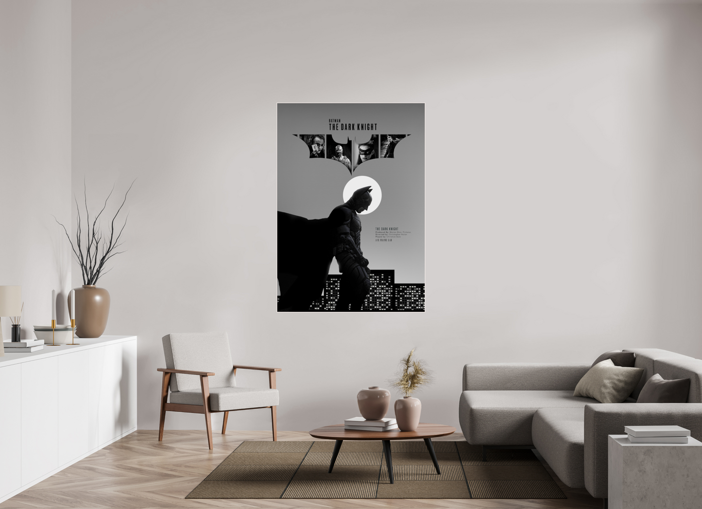 Batman the dark knight poster Thin box frame version