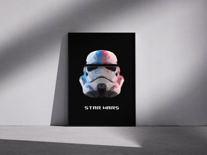 star wars storm trooper Premium Semi-Glossy Paper Wooden Framed Poster