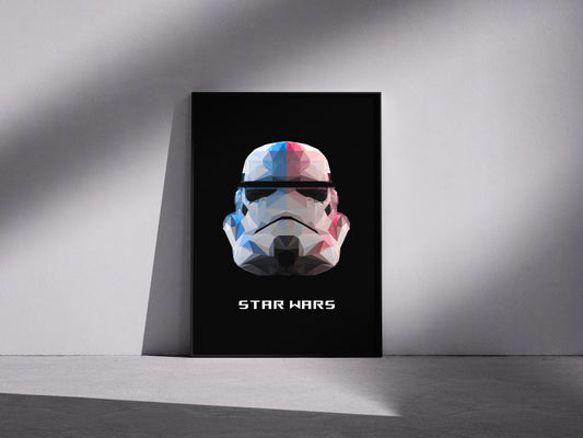 star wars storm trooper Premium Semi-Glossy Paper Wooden Framed Poster