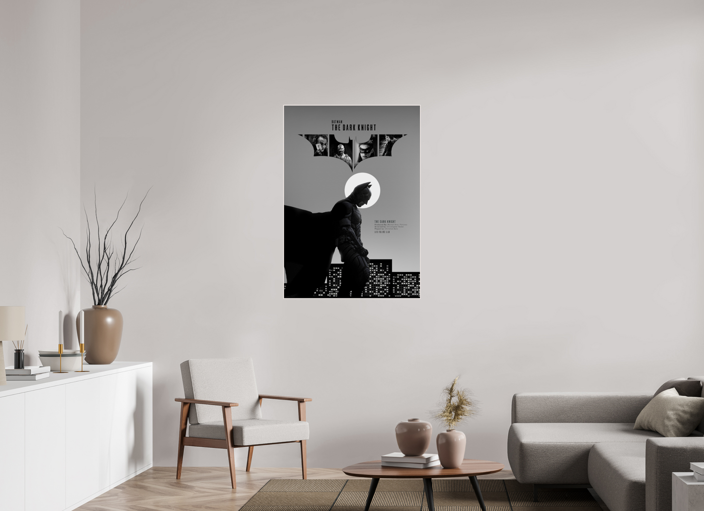 Batman the dark knight poster Thin box frame version