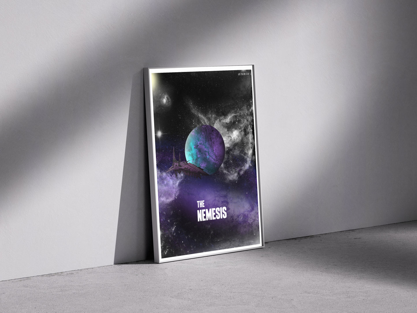 Transformers the Nemesis Premium Semi-Glossy Paper Wooden Framed Poster