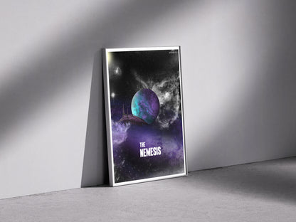 Transformers the Nemesis Premium Semi-Glossy Paper Wooden Framed Poster