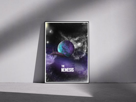 Transformers the Nemesis Premium Semi-Glossy Paper Wooden Framed Poster