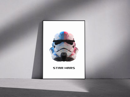 star wars storm trooper Premium Semi-Glossy Paper Wooden Framed Poster