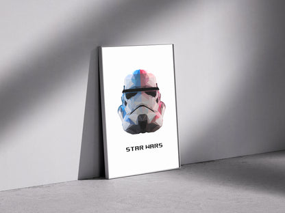 star wars storm trooper Premium Semi-Glossy Paper Wooden Framed Poster